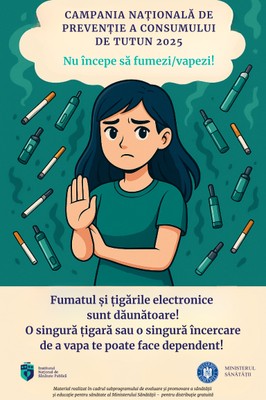 Campania de informare, educare, comunicare „România respiră curat!”, noiembrie - decembrie 2025 - poster 1 pentru tineri 10-14 ani