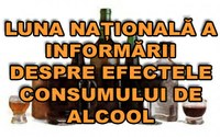Luna Nationala a Informarii despre Efectele Consumului de Alcool