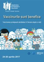 COMUNICAT DE PRESĂ - Săptămâna Europeană a Vaccinării, 24-30 aprilie 2017