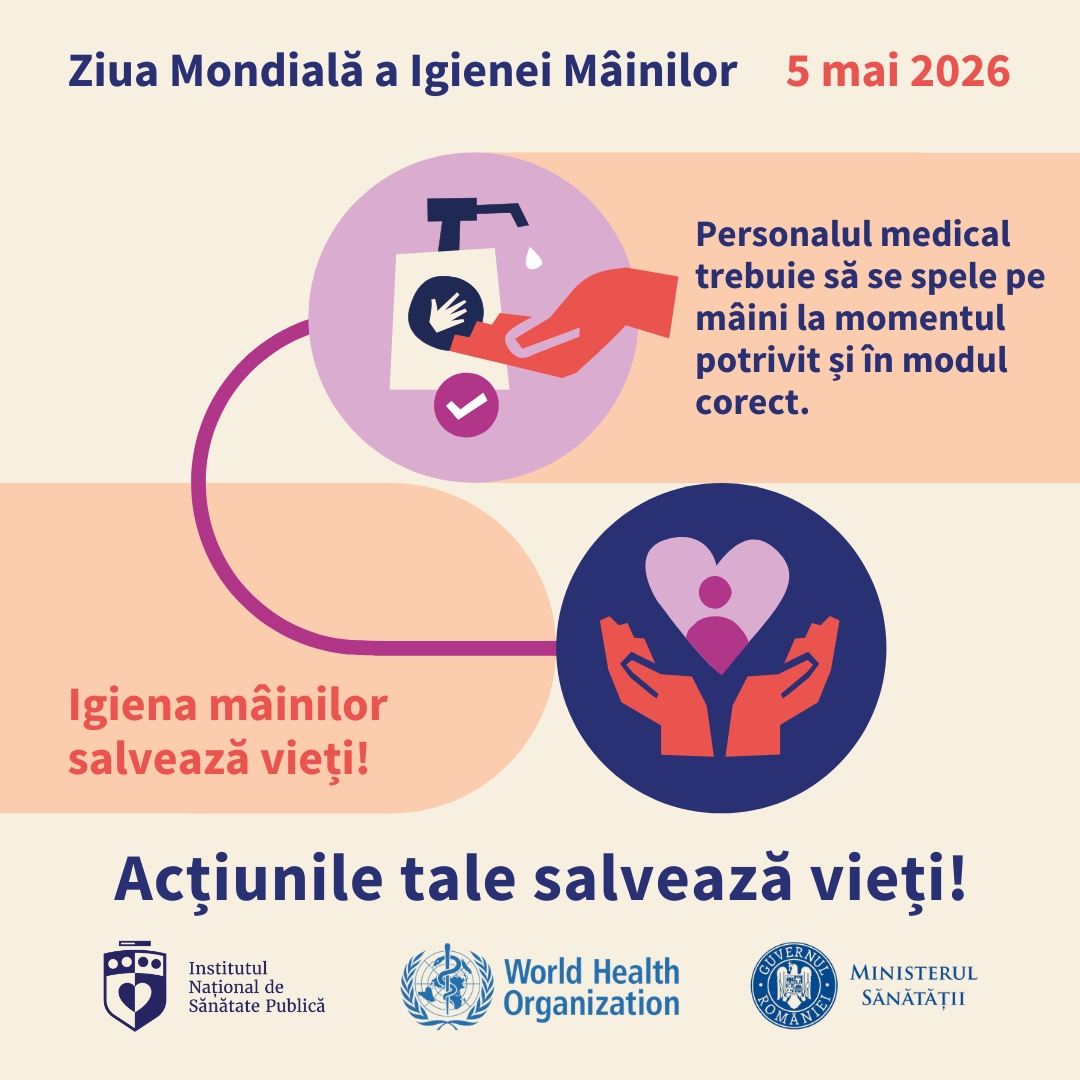 Ziua Mondială a Igienei Mâinilor, 5 mai 2026 - Card social media 1