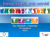 COMUNICAT DE PRESĂ - Ziua Mondială a Diabetului, 14 noiembrie 2013